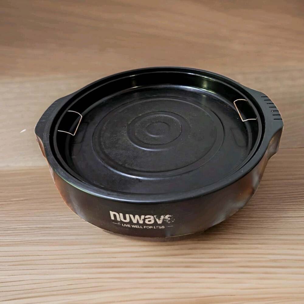 NuWave Pro Plus Oven Replacement Base Tray & Enamel Drip Pan Black Assembly